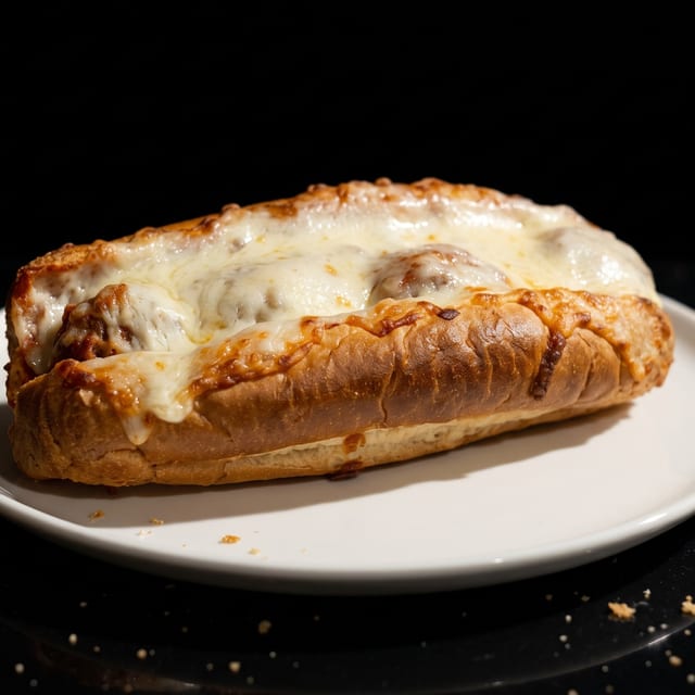 Sausage Parmesan Sandwich.
